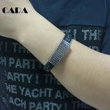 Brown Braided Leather Bracelet for Men