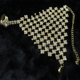Crystal Wedding Bracelet Silver Anklet Bridal Party Jewelry
