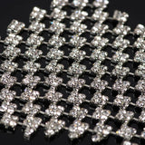 Crystal Wedding Bracelet Silver Anklet Bridal Party Jewelry