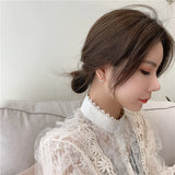 Moon Pearl Women Stud Earrings Star Moon Earrings Female Jewelry