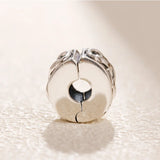 925 Sterling Silver Knotted Hearts Clip Bead for Bracelets