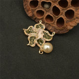 Rhinestone Pearl Brooch Flower Costume Jewelry for Women