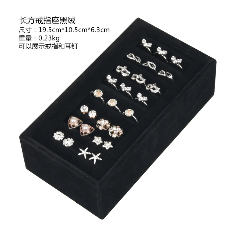Single Row Bracelet Box Insert Ring Bracelet Plate Jewelry Display Props