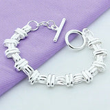 925 Silver Queen Bracelet Wristband Hand