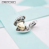 Autumn Shine Love Charms 925 Sterling Silver Pendant Fit Bracelets Necklace