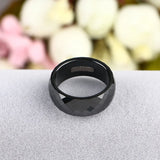 Zircon Wide Party Ceramic Rings for Women