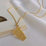 925 Silver Water Cap Pendant Necklace