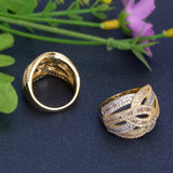 Crystal Zirconia Wedding Ring For Ladies