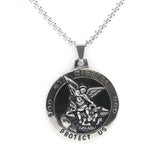 Golden Angel Protect US Pendant 316L Stainless Steel