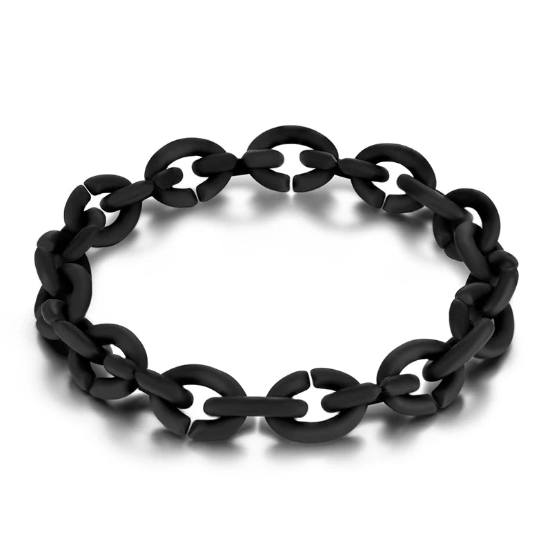 Rubber Bracelets Charm Bracelet Multi-colored Men Women Gift