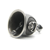 Skull Bell Pendant Stainless Steel Sound Bell