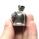 Skull Bell Pendant Stainless Steel Sound Bell