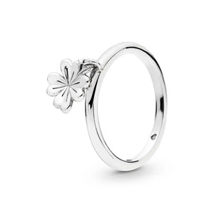 Spring S925 Sterling Silver Lucky Clover Necklace Pendant - Mother's Gift