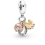 S925 Sterling Silver Lucky Clover Necklace Pendant - Mother's Gift