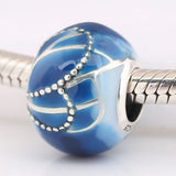 925 Silver Butterfly Wing Charm Beads for Bracelet - DIY Jewelry