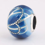 925 Silver Butterfly Wing Charm Beads for Bracelet - DIY Jewelry