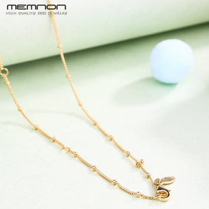 Spring Shine Beaded Necklace 925 Sterling Silver Men Women DIY Jewelry
