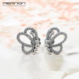 Butterfly Outlines Stud Earrings 925 Sterling Silver Earings