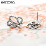 Butterfly Outlines Stud Earrings 925 Sterling Silver Earings