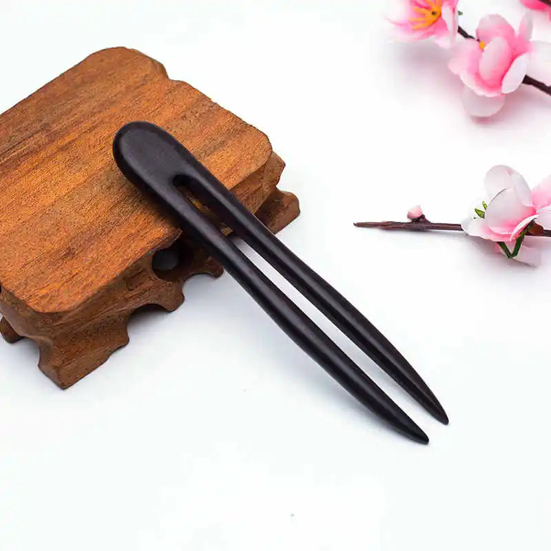 Traditional Chinese Sandalwood Hair Sticks for Women Wedding Engagements