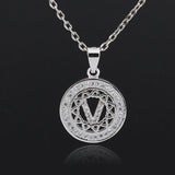 925 Silver Initial V Pendant Necklace with Zircon for Women Girls
