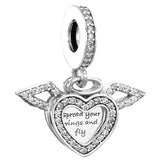 Winter Collection Angel Wings Celestial Star Snowman Santa Bead