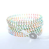 Colorful Rope Crystal Beads Wrap Bracelets Boho Leather Bracelet