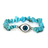 Turquoise Stone Wrap Bracelet Boho Jewelry