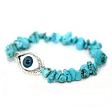 Turquoise Stone Wrap Bracelet Boho Jewelry