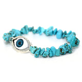 Turquoise Stone Wrap Bracelet Boho Jewelry