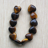 Natural Stone Heart Beads 16mm for Jewelry Making 23pcs/lot