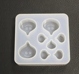 Epoxy Glue Droplets Mirror Jewelry Silicone Mold