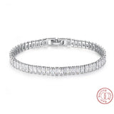 925 Silver Bracelet Bangle for Women Anniversary Jewelry
