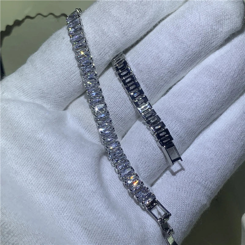 925 Silver Bracelet Bangle for Women Anniversary Jewelry
