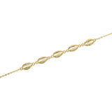 Beaded Anklet with Sea Shell Charm