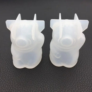 2019NEW Crystal Epoxy 3D Mirror Pig Mold