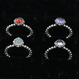925 Silver CZ Princess Wedding Ring for Women