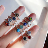 925 Silver CZ Princess Wedding Ring for Women