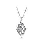 S925 Floating Crown O Beads Pave Necklace for DIY Jewelry