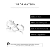 925 Sterling Silver Charms Beads for Rubber X Bracelets