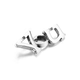 925 Sterling Silver Charms Beads for Rubber X Bracelets