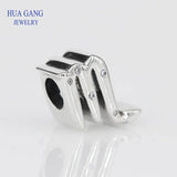 925 Silver Scorpio Constellation Beads Charms Women DIY Bracelet Jewelry