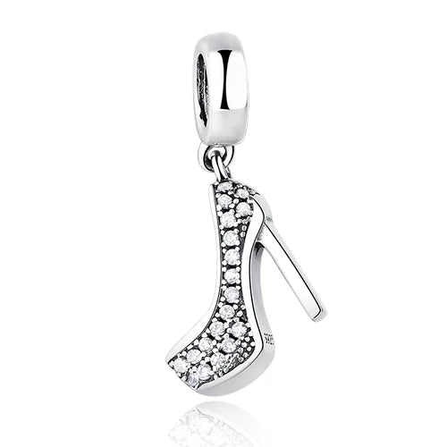 925 Silver Crystal Beads Charms for DIY Jewelry Making
