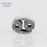 925 Silver Cancer Star Sign Beads Charms for DIY Bracelet Jewelry