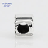 925 Silver Cancer Star Sign Beads Charms for DIY Bracelet Jewelry