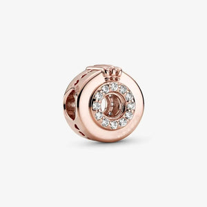 925 Silver Crown Charms for Bracelet DIY Making