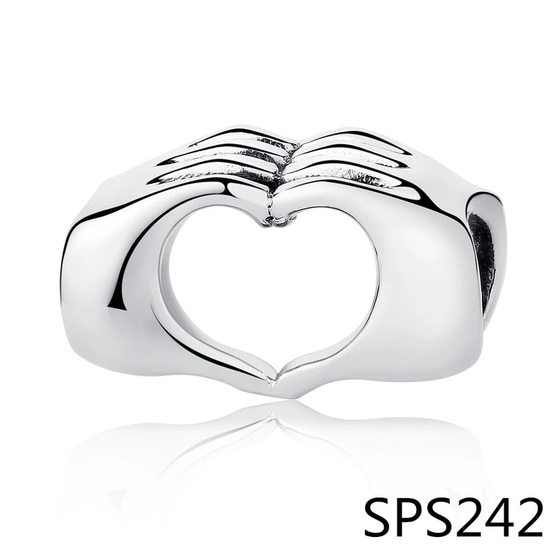 Silver Mom Baby Owl Beads for Charm Bracelet MZ6666