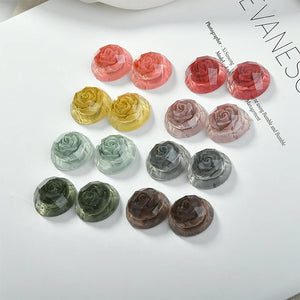 Autumn 50pcs/lot 20mm Resin Flatback Beads DIY Jewelry Earring Accessory