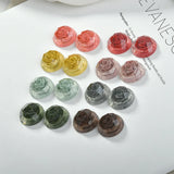 Autumn 50pcs/lot 20mm Resin Flatback Beads DIY Jewelry Earring Accessory