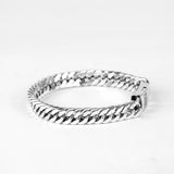 Ancient Silver Bicycle Chain Link Bracelet Men Women 9MM Wide